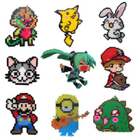 DIY Perler Beads Kit for Kids and Adults, 5mm Hama Beads Craft Set with Storage Box, Educational Puzzle Toy