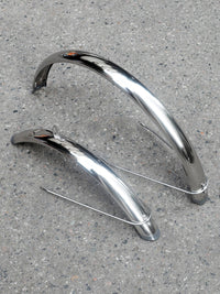 DayDayBike 20-Inch Folding Bike Full-Coverage Stainless Steel Fender Set