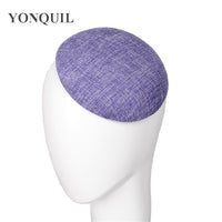 Round Imitation Hemp Yarn Hat Base for DIY Crafts - 15cm Diameter
