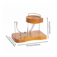 Wooden Dynamic Desk Toy Desktop Display Connected Dynamic Art Piece Stress