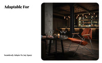 Retro Green Chair and Table Set Utilitarian Design Business-Grade Furniture Wear-Resistant Space-Efficient