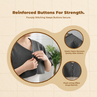 Shoulder Warmer, Fleece Lined, Comfortable for Home