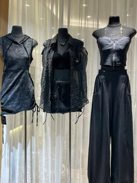 黑色扁身平胸模特道具女服装店橱窗半身人偶假人体模特展示架全身