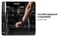 Home Gym Fitness Straps Non-Slip Handles Hanging Exercise Straps Portable Bodyweight Training System for Travel, Outdoor