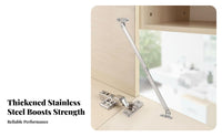 Elevate up Door Stay Long-Lasting Cabinet Door Elevate Support Drop-down Door Stay Universal Mounting Furniture Hardware Brushed