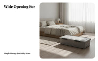 Under-Bed Rolling container low-height Household Storage Space Saving for household managers