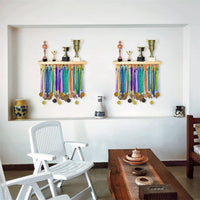 Wall Plant Shelf Multi Purpose Trophy and Award Display Shelf Space Saving Trophy and Award Display Rack for Living Room, Bedroom, Entrance