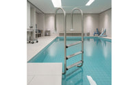 Stainless Steel Detachable Pool Ladder Sturdy Pool Ladder with Handrails Heavy-Duty Non-Slip