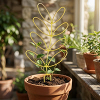 Decorative Potted Plant Trellis Indoor Metal Plant Trellis Rust-Resistant Hardware Lightweight