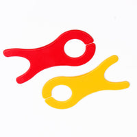 Fish-shaped Winding Board for Yarn, Thread, and Embroidery Floss - Plastic Bobbin Organizer