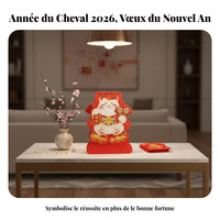 Horse Year Art Desk Calendar, Chinese Monthly Planner, Corporate Gift