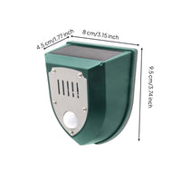 Solar Bird Outdoor Solar Animal High-Frequency Sound for Orchard, Garden