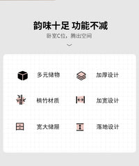 小型卧室床头柜子家用简易床边置物架子迷你收纳储物柜非实木边柜 高级黑-大号45长【升级加厚 环保无味】