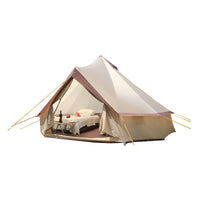 Mongolian Yurt Cotton Canvas Tent Waterproof Flame Retardant for Camping and Emergency Relief