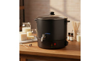 Scented Material Warmer with Spigot Easy Pouring Scented Material Melter with a Spigot Adjustable Temperature Appliance for Beauticians, Home Users