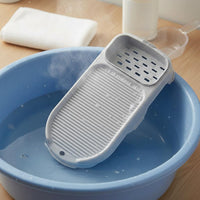Washboard with Soap Holder Non-Slip Sink Washboard Portable for Dormitory