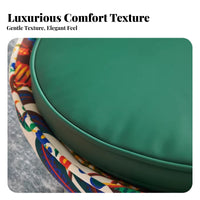 Patterned Rotating Enveloping Chair 360-Degree Rotation Living Room Furniture Architectural Design Enveloping Shape for Adults