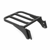 Black Finish Motorcycle Rear Rack Bolt-on Rear Luggage Rack Robust Support Shelf Heavy-Duty for Motorcyclists, Commuters, Touring, Commuting