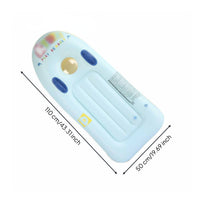 Easy-Grip Handles Kids Inflatable Surfboard Thickened Material Kids Water Buoyant Board High Buoyancy Childrens Handled Bodyboard Long-Lasting for Children, Beginners, Beach