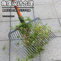 锰钢水田专用叉一体成型叉尖锋利加密加宽坚固耐用不易变形不弯腰