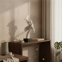 Sculpture with Base Contemporary Modern Art Sculpture Artistic for Hotel Lobby