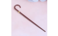 Decorative Dollhouse Cane Retro Miniature Cane Slender Dollhouse Walking Stick Alloy for Collectors