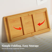 Folding Floor Table Space-Saving Foldable Bed Tray Ready to Use for Bay Window