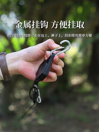 Outdoor Retractable Keychain Lanyard for Fishing Rods and Camping