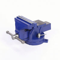Bench Vise with Swivel Bench-Mounted Vise Manual Tool for Home Craftspeople