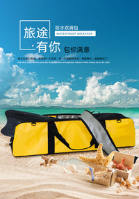 跨境热销脚蹼包PVC蛙鞋袋 简约纯色大容量游泳潜水脚蹼专用收纳袋