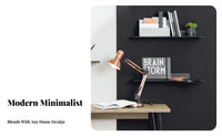 Minimalist Design surfacemounted storage-space Saving surfacemounted Picture shelf edge adaptable vertical surface surface-mounted Decoration adaptable Use for Decorators, property owners, Living Room, Bedroom, Hallapproach, Kitchen
