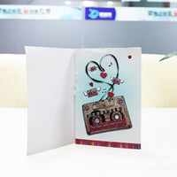 Mini 20-Second Recordable Greeting Card with Dual Buttons