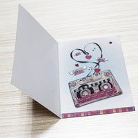 Mini 20-Second Recordable Greeting Card with Dual Buttons