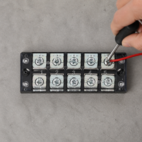 Screw Terminal Block, 25A, 600V, Terminal Block, Screw Mount, For Electricians