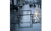 Motorcycle Rear Cargo Rack Black Motorcycle Rear Luggage Rack Telescopic for Commuters