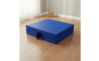 Foldable Tri-Fold Gymnastics Mat Easy to Clean Tri-Fold Gym Mat Anti-Tear Folding Stretching Pad for Dance Studio