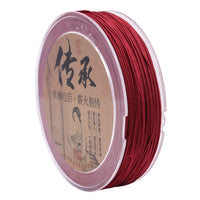 Taiwan greenstone Thread, Nylon Weaving Cord, Red String, Jewelry Tassel Cord, Assorted Colors, DIY Craft Accessory