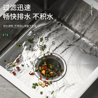 水槽过滤网不锈钢水池漏网洗菜盆过滤网洗碗池通用垃圾沥水篮厨房