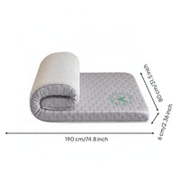 Memory Foam Mattress Topper Breathable Single Mattress Pad for Rented Apartment