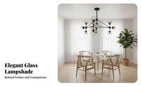 Glass Lamp Shade Minimalist Design Round Glass Globe Heat Dissipation Hole Lighting Accessory
