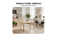 Canteen Dining Unit Nordic Design Cafe Table and Chairs Economical Modern Design for School Administrators, Bistro, Eatery