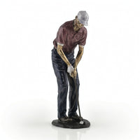 Golf Figurine Sporty Golf Statue Tabletop for Collectors