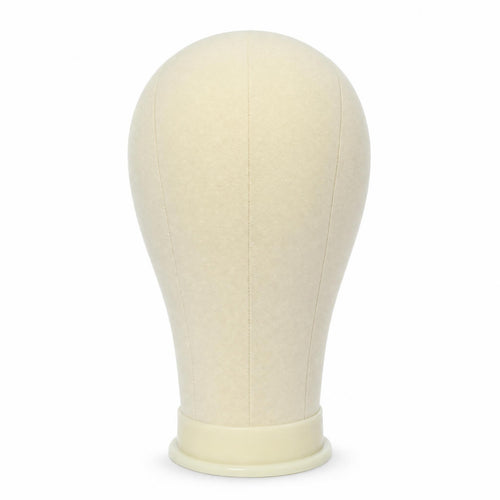 Canvas Hairpiece Head Teardrop Shape Hair Accessory Cream-Colored