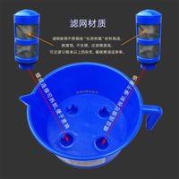 油水分离器漏斗四滤芯汽油煤柴油过滤水分杂质燃油分离神器过滤网