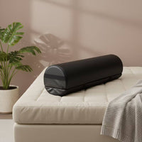 Leg Raising Pillow with Handle Waterproof Half Moon Bolster Pillow Portable for Side Sleepers, Care Facilities