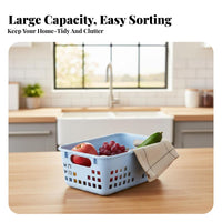 Woven Storage Basket adaptable Rectangular Wovenand design container Stackable