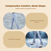 Girls Skating Leggings, Protective, Training, Black