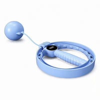 Compact Arm Exercise Device with Digital Display Portable Arm Workout Hoop with Tethered Ball Lightweight Exerciser Low-Impact for Office