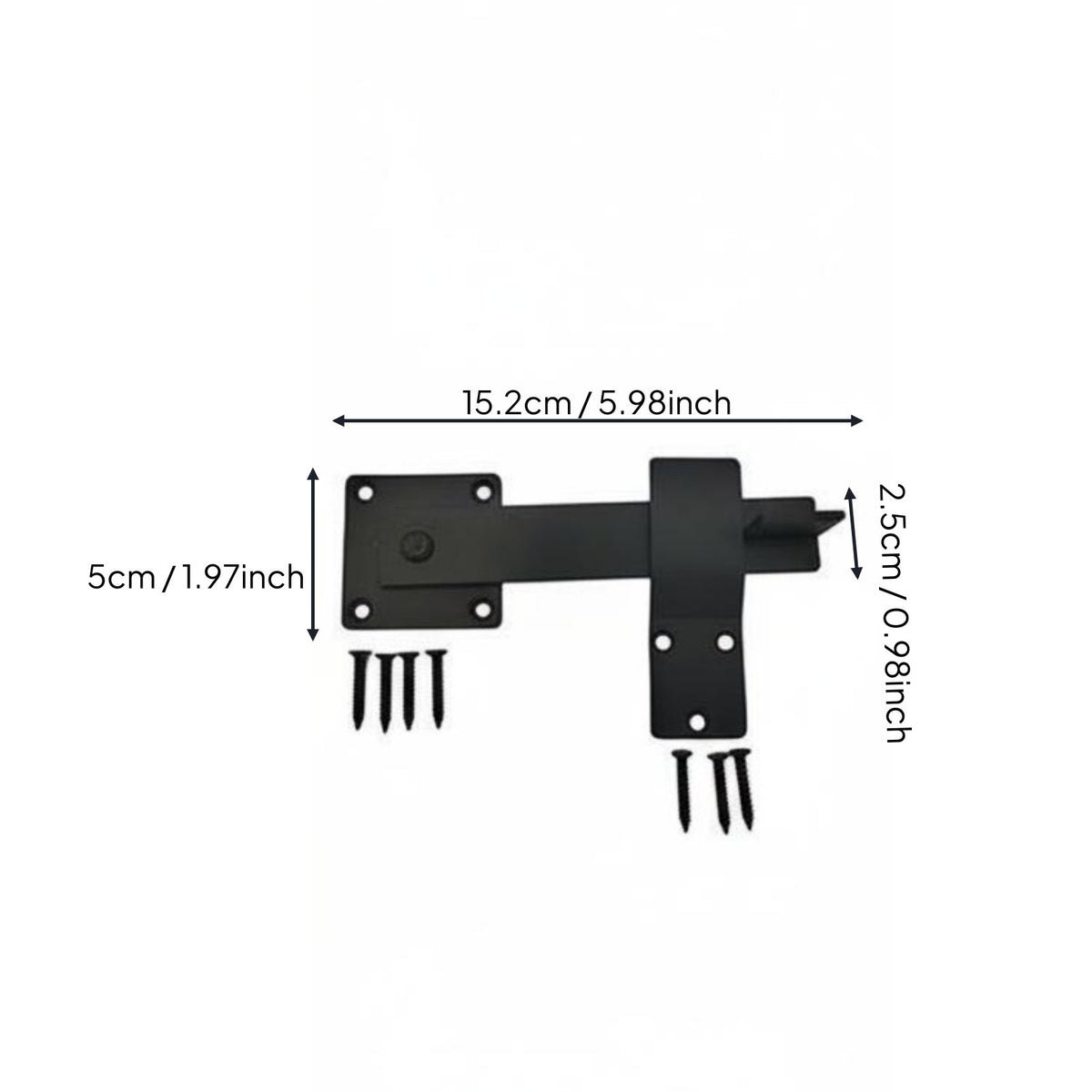 Barn Door Latch Rust Resistant Sliding Door Latch Resistance