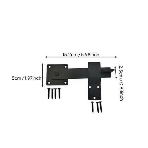Barn Door Latch Rust Resistant Sliding Door Latch Resistance